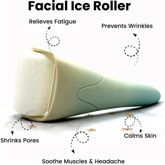 Brand New Ice Roller & Gua Sha Facial Tools Skin Care Set Cryotherapy Anti-Aging - Picture 3 of 9